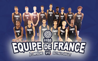 L’Équipe de France U15 masculine de basketball à Compiègne!